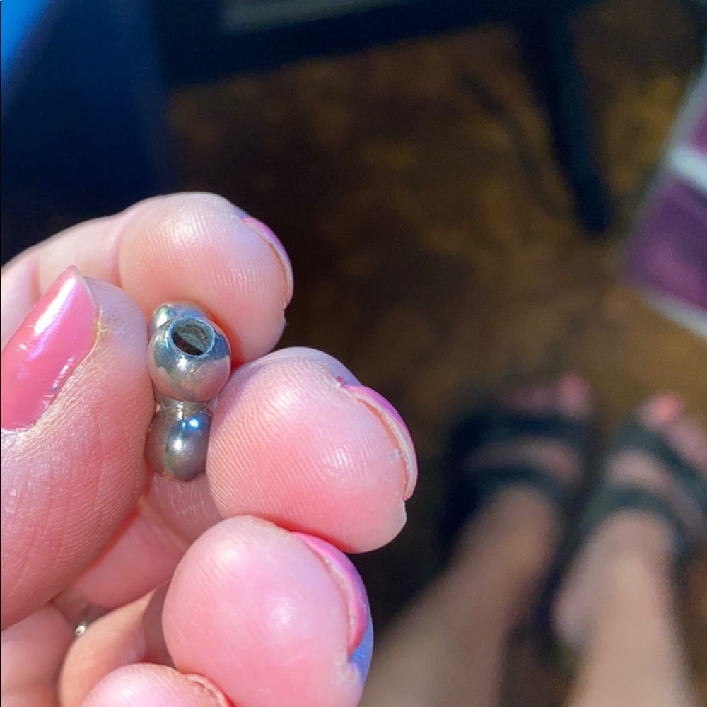 Solid Silver Mickey Mouse Charm - image 3